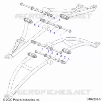 SUSPENSION AVANT A-ARMS MOUNTING