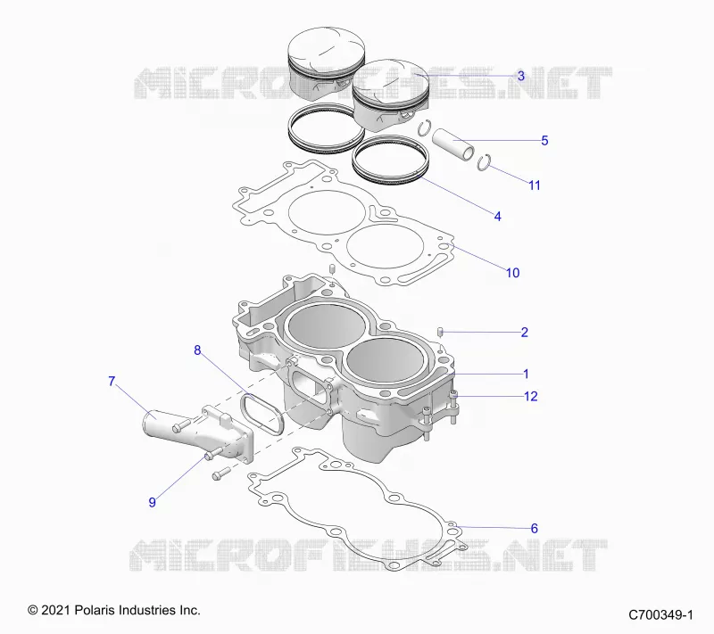 CYLINDRE AND PISTON