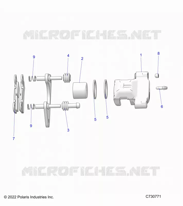 FREIN AVANT CALIPER