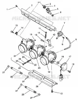 ACCELERATEUR RXL 0940768 and RXL TOURING 0940869 (4925062506048A)