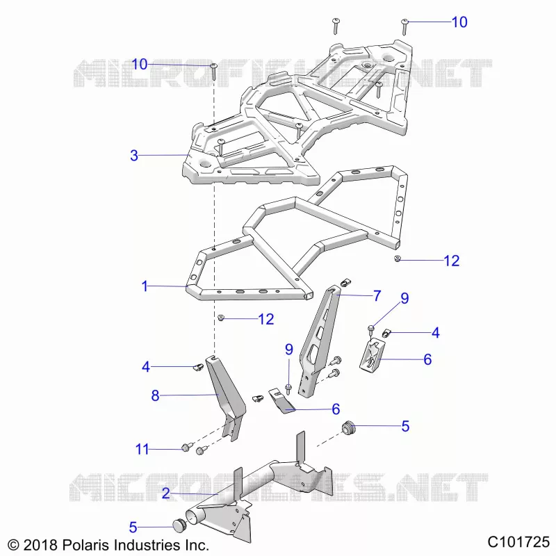 CARROSSERIE ARRIERE RACK