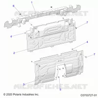 CARROSSERIE ARRIERE CLOSEOFF, CENTER PANELS
