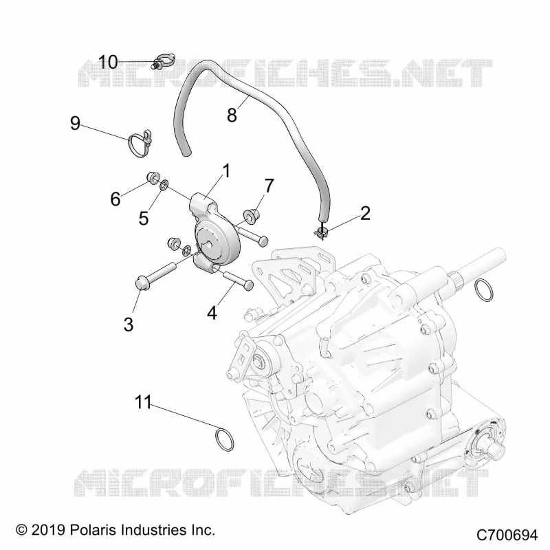 SYSTÃˆME DE TRANSMISSION, MAIN GEARCASE MOUNTING