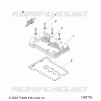 ENGINE, COUVERCLE SOUPAPE