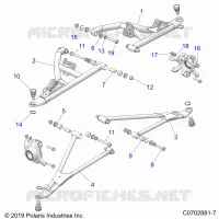 SUSPENSION AVANT CONTROL ARMS