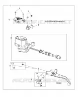 FREIN AVANT BRAKE LEVER AND MASTER CYLINDER