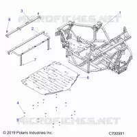 CHASSIS, MAIN CADRE