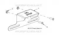 SUPPORT PLAQUE D'IMMATRICULATION WITH LIGHT, REAR UTILITY