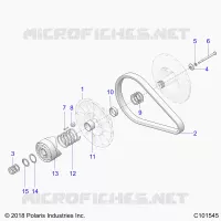 SYSTÃˆME DE TRANSMISSION, SECONDARY CLUTCH