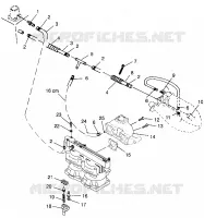 SYSTÈME DE REFROIDISSEMENT  HURRICANE B964466 and  Intl. HURRICANE I964466 (4935733573B007)