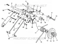 BRAS DE SUSPENSION ARRIERE 500 EFI SKS 0962574, 500 EFI RMK 0962974, AND EUROPEAN 500 (4931983198B014)