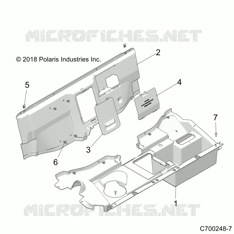 CARROSSERIE ARRIERE CLOSEOFF -Z23N4V99AL/BL/AR/BR (C700248-7)