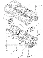 CARTERS MOTEUR 600 XCR SP 0965677 and EUROPEAN 600 XCR SP E965677 (4932063206C011)