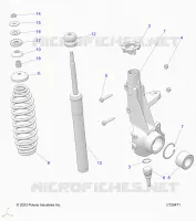 SUSPENSION, JAMBE DE FORCE AVANT