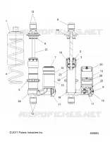 SUSPENSION, AMORTISSEUR AVANT TRACK (ADVENTURE, XC)
