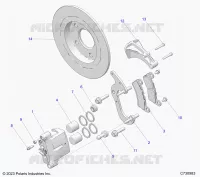 BRAKES, ETRIER DE FREIN ARRIERE
