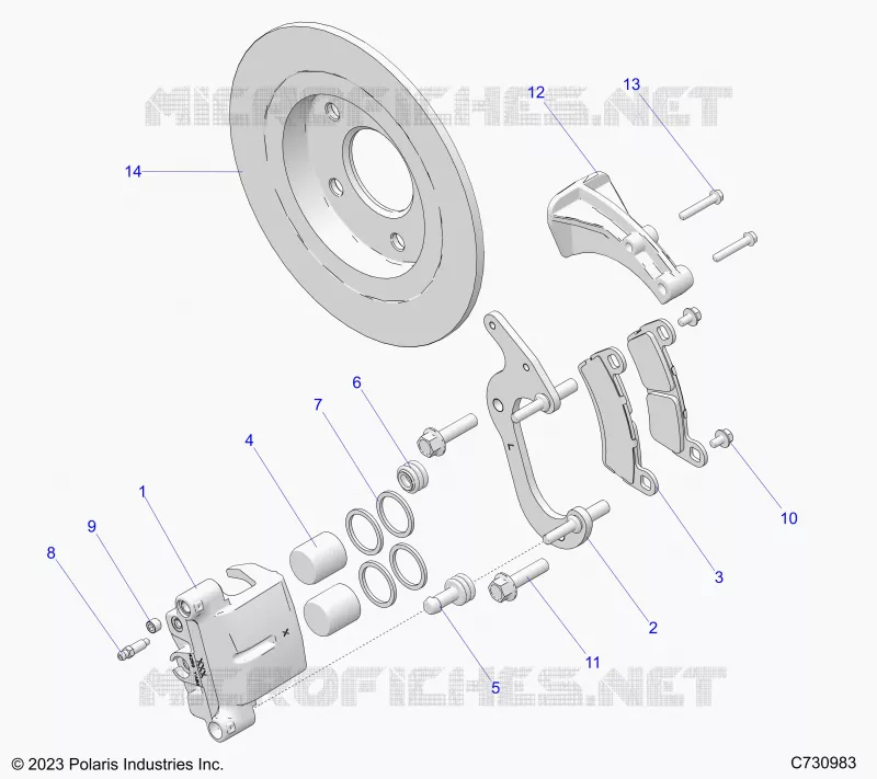 BRAKES, ETRIER DE FREIN ARRIERE