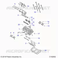 ENGINE, CULASSE, CAM AND VALVES