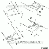 SUSPENSION ARRIERE CONTROL ARMS