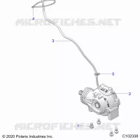 SYSTÃˆME DE TRANSMISSION, GEARCASE MOUNTING, FRONT