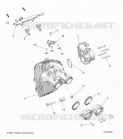 ENGINE, INTAKE AND CORPS DE PAPILON