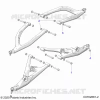 SUSPENSION AVANT CONTROL ARMS MOUNTING