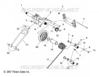 SUSPENSION, BRAS DE SUSPENSION ARRIERE