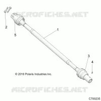 SYSTÃˆME DE TRANSMISSION, REAR PROP SHAFT