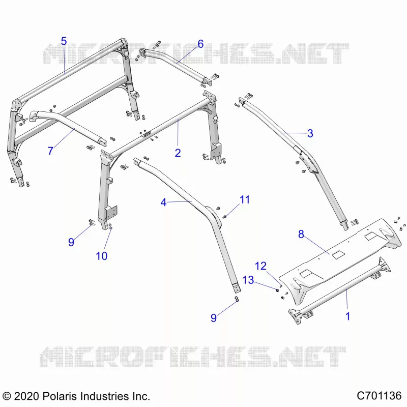 CHASSIS, CAB CADRE