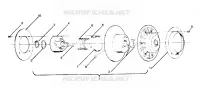 EMBRAYAGE DE TRANSMISSION 400, 500, 500 CLASSIC AND 650 UPDATED 10/88 (4915411541013A)