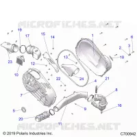 SYSTÃˆME DE TRANSMISSION, CLUTCH COVER AND DUCTING
