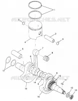 VILEBREQUIN AND PISTON TRAIL BOSS W97AA25C (4940574057C008)