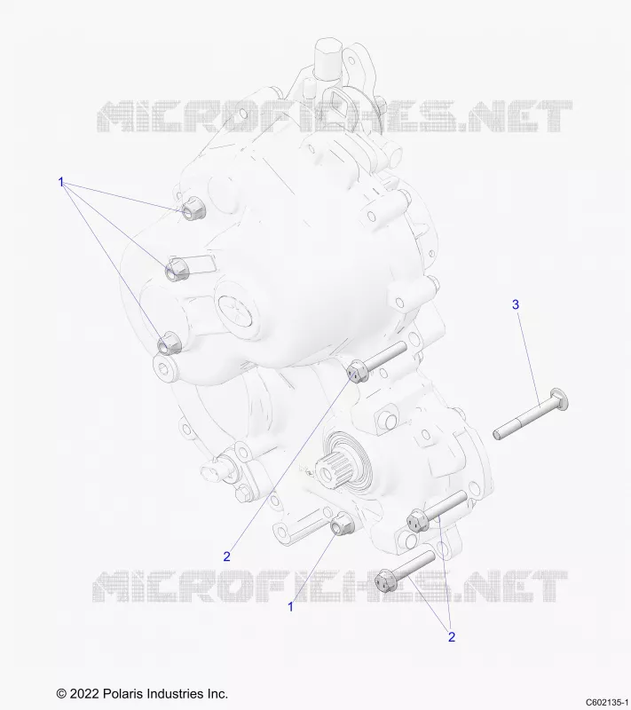 SYSTÃˆME DE TRANSMISSION, GEARCASE MOUNTING