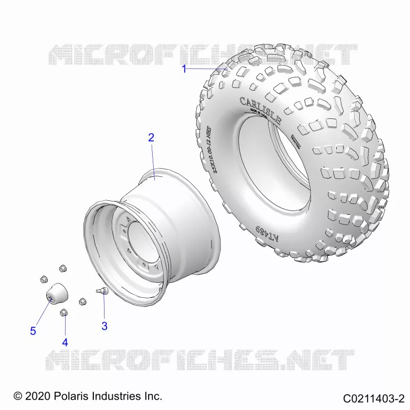 ROUES, REAR TIRE