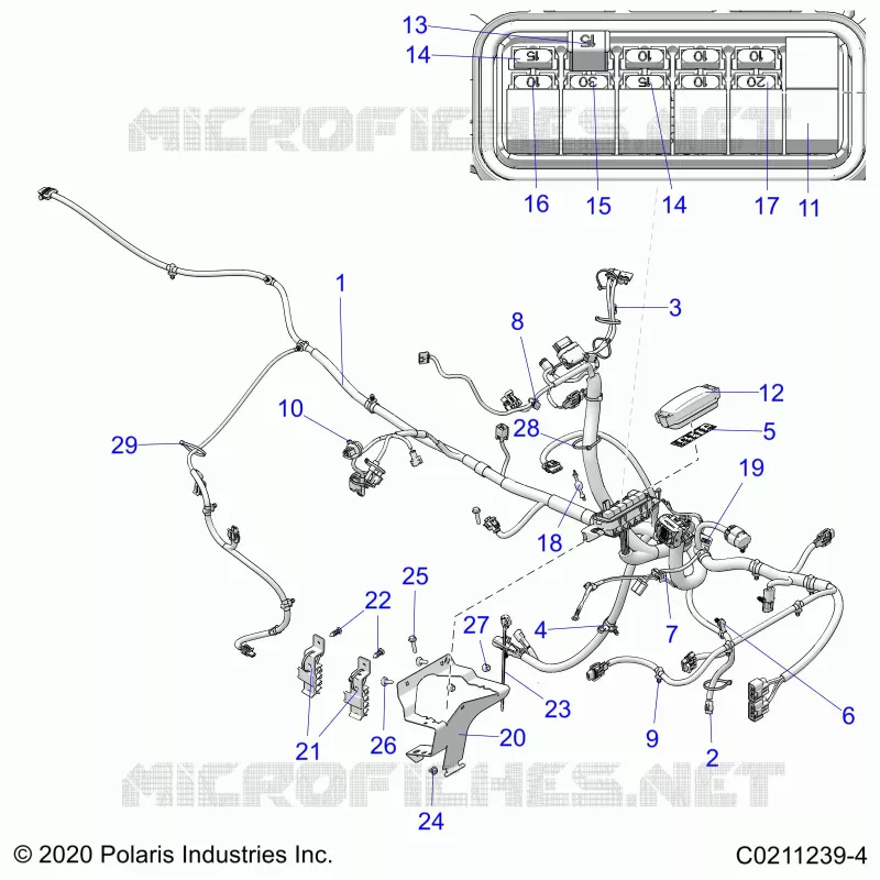 ELECTRICITE, MAIN WIRE HARNESS