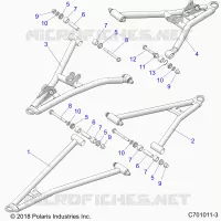 SUSPENSION AVANT CONTROL ARMS