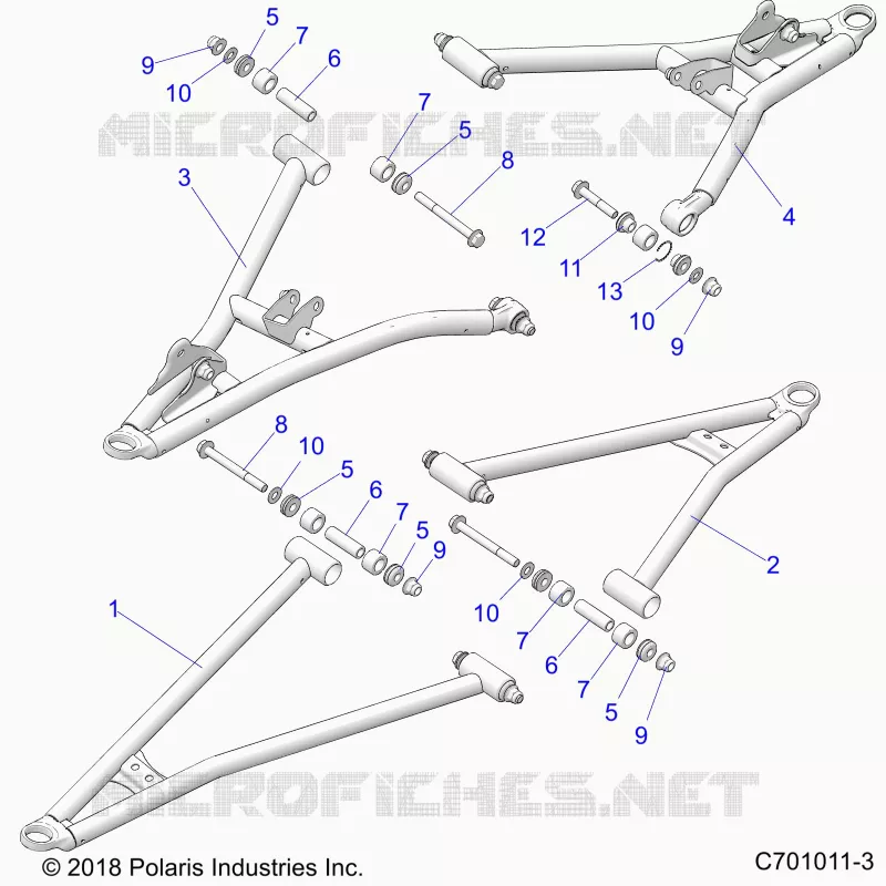 SUSPENSION AVANT CONTROL ARMS