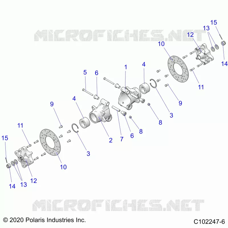 SUSPENSIONDLE HUBS, CARRIER AND BRAKE DISC