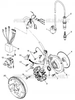 STATOR  Scrambler 500 W97BC50A (4943074307D012)