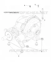 SYSTÈME DE TRANSMISSION, REAR SUPPORT PONT