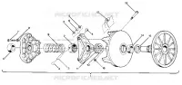 EMBRAYAGE DE TRANSMISSION 400, 500, 500 CLASSIC AND 650 (4915411541014A)