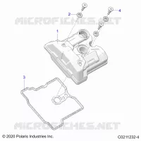 ENGINE, COUVERCLE SOUPAPE