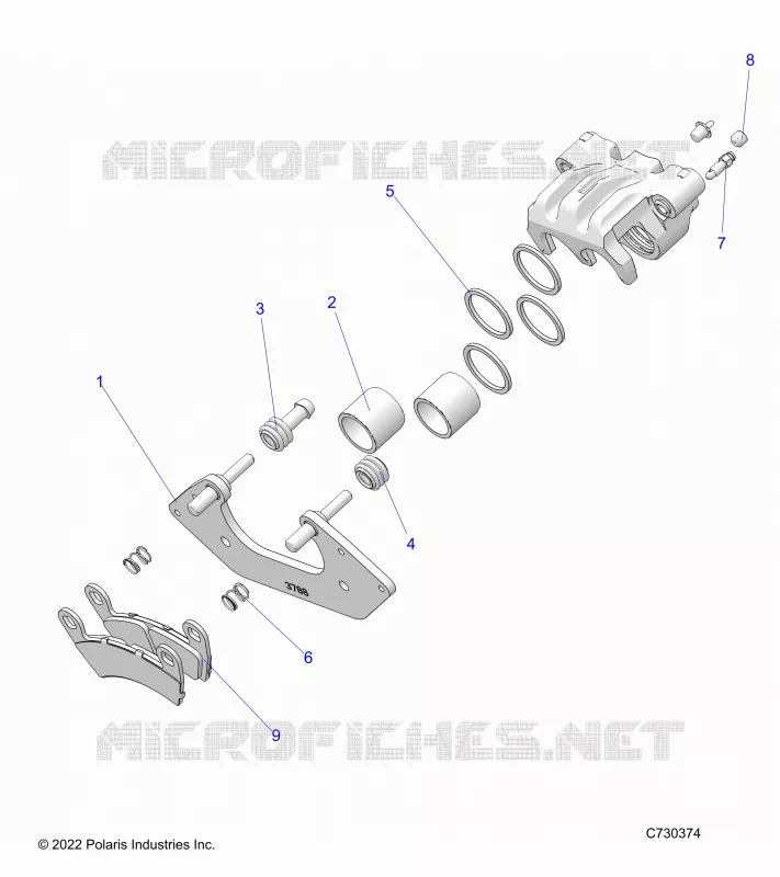 FREIN AVANT CALIPER