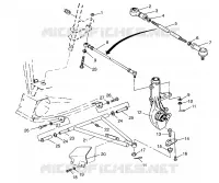TRIANGLES SUSPENSIONS  6x6 400L