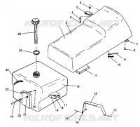 SIEGE ET RESERVOIR WIDETRAK LX 0942064 (49250425040002)