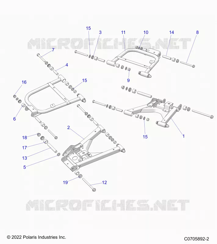 SUSPENSION ARRIERE CONTROL ARMS