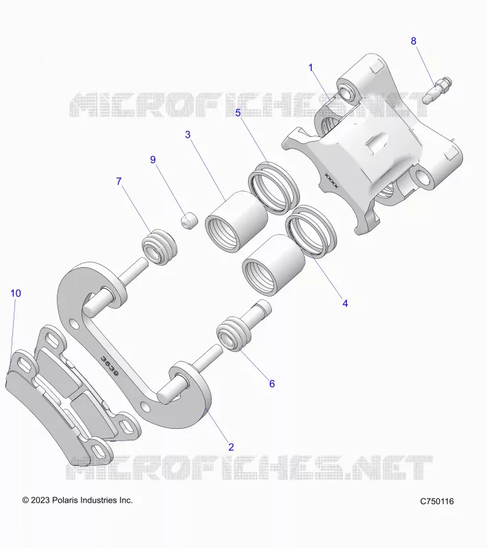BRAKES, ETRIER DE FREIN ARRIERE
