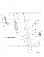 SUSPENSION, JAMBE DE FORCE AVANT