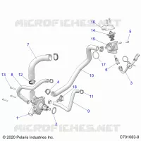 MOTEUR, WATERPUMP AND BYPASS