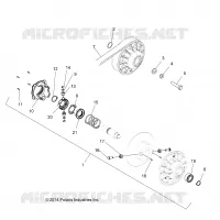 SYSTEME DE TRANSMISSION, SECONDARY CLUTCH